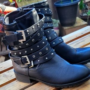 Feralicious combat boots by Fergie